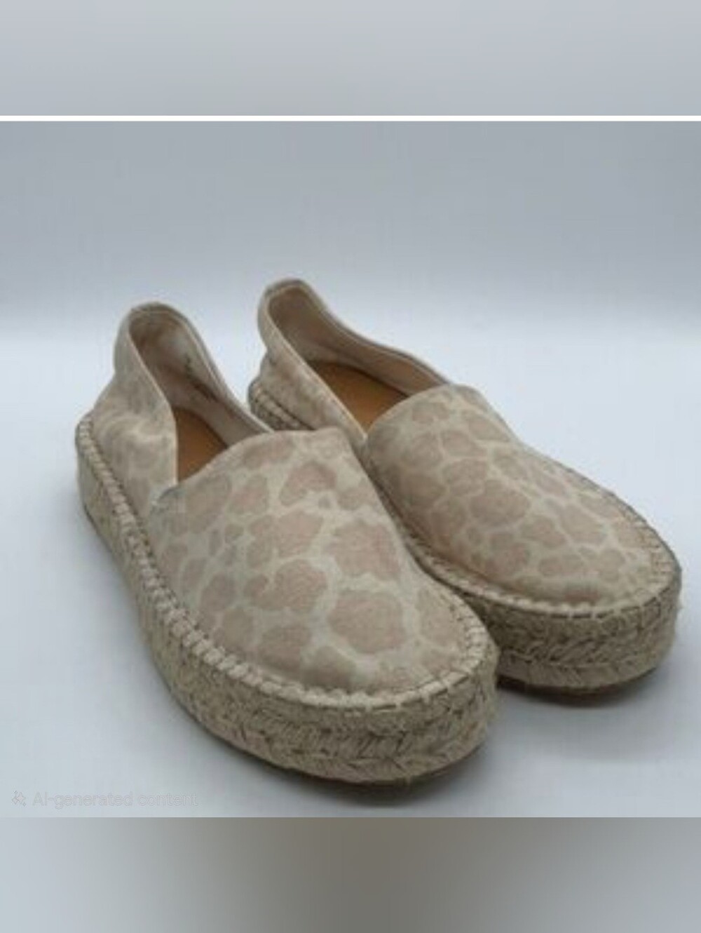 Splendid Laney Platform Espadrilles  slip-on shoes Size 8